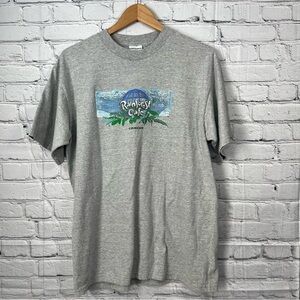 Vintage Rainforest Cafe Cancun T Shirt Mens Size Medium Gray Souvenir